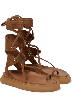 Suede best sale gladiator sandals