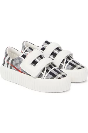 Burberry Checked canvas sneakers