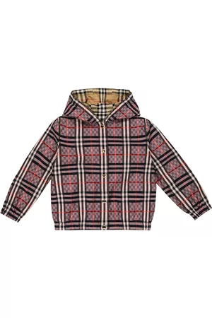 Burberry Kids Girls Jackets - Vintage Check reversible jacket