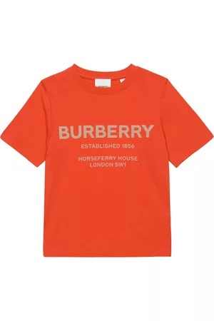 Burberry Kids Horseferry logo cotton T-shirt