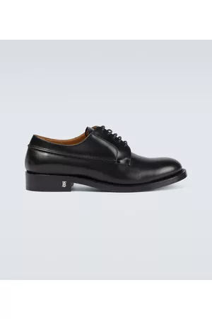 Burberry Monogram leather Derby shoes