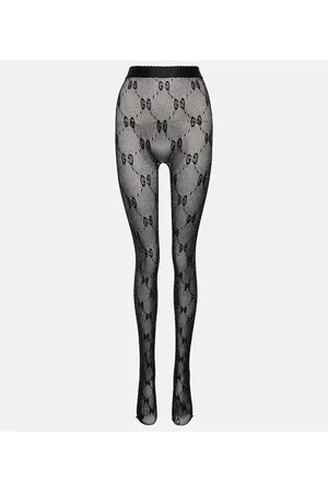 Gucci GG Embellished Sheer leggings