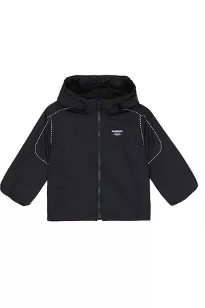 Burberry Jackets - Baby logo hooded jacket
