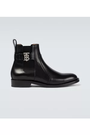 Burberry Monogram leather Chelsea boots