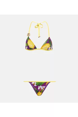 Dolce & Gabbana Exclusive to Mytheresa â Printed triangle bikini