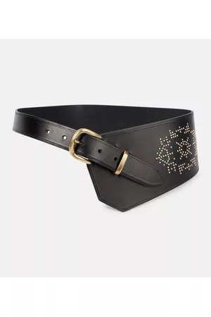 Isabel Marant Women Belts - Belly asymmetric leather belt