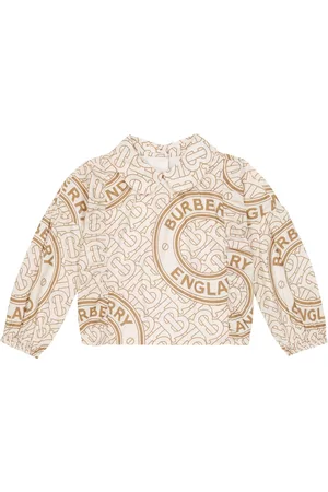 Burberry Logo cotton-blend blouse