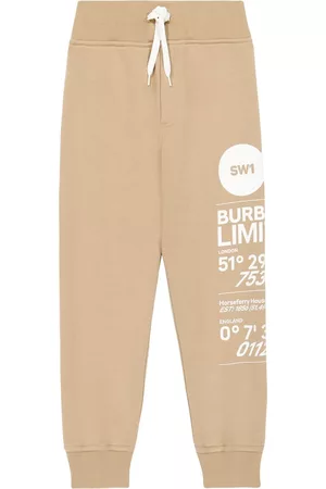 Burberry Sports Trousers - Horseferry cotton sweatpants