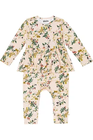 Molo Baby Jumpsuits - Baby Florie floral cotton-blend jumpsuit
