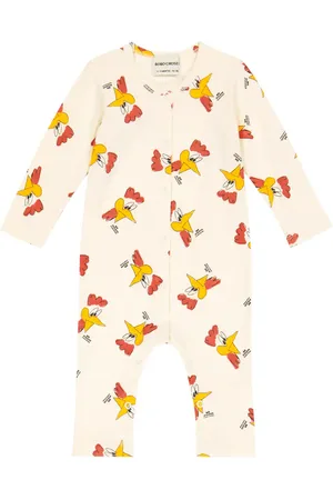 Baby Hermit Crab Jersey Onesie in Multicoloured - Bobo Choses