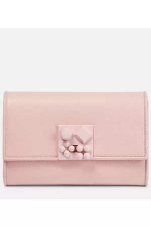 Paloma Nano crystal-embellished suede, leather and rubber shoulder bag