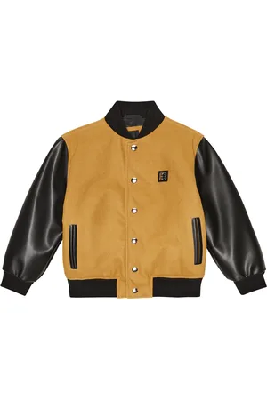 Leather Jackets in the color beige for Boys on sale