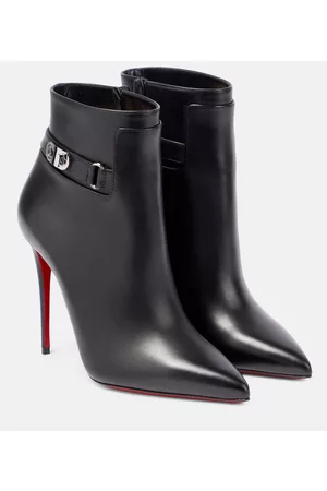 Christian Louboutin Capahutta 70mm Spiked Leather Ankle Booties