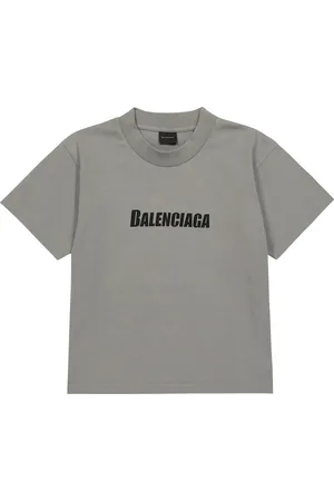 Balenciaga - Tape-Logo Cotton-jersey T-Shirt - Mens - Black