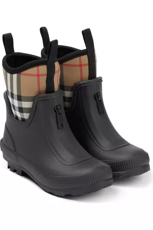 Burberry Girls Rain Boots - Vintage Check rubber boots