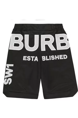 Burberry Horseferry checked cotton shorts