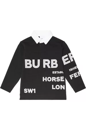 Burberry Printed cotton polo shirt