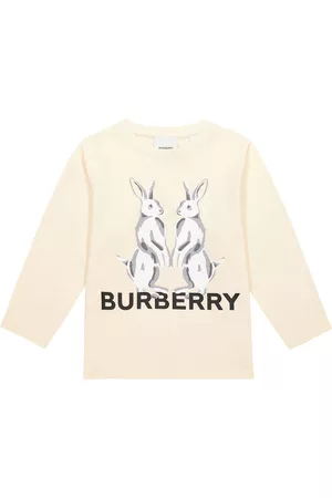 Burberry Printed logo cotton jersey T-shirt