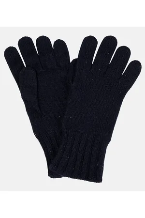 Hermes Brown Leather Toggle Fingerless Women’s Gloves