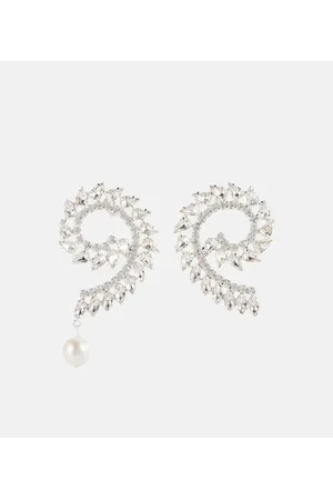 Women's Earrings in silver on sale | FASHIOLA.in