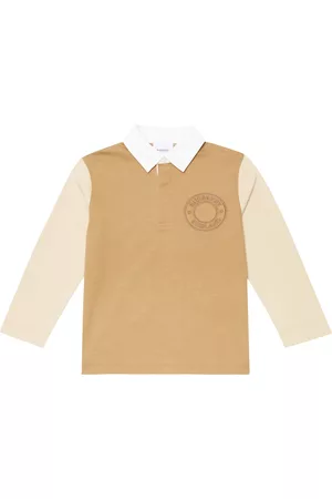 Burberry Boys Polo Shirts - Logo embroidered polo shirt