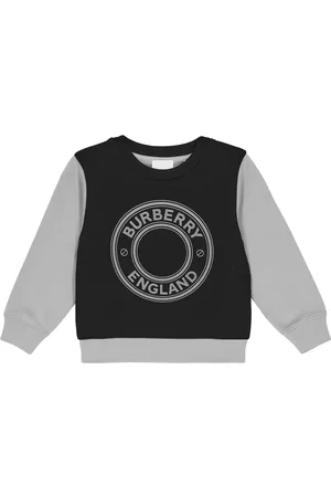 Burberry Boys Sweatshirts - Logo cotton jersey sweatshirt