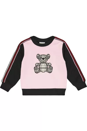 Burberry Thomas Bear embroidered cotton jersey sweatshirt