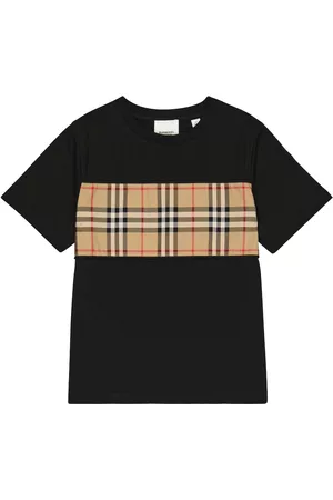 Burberry T-shirts - Vintage Check cotton jersey T-shirt