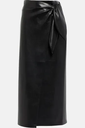 Nanushka Tie-waist midi skirt