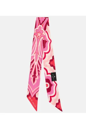 Neon Tigers Carousel Twilly Skinny Scarf