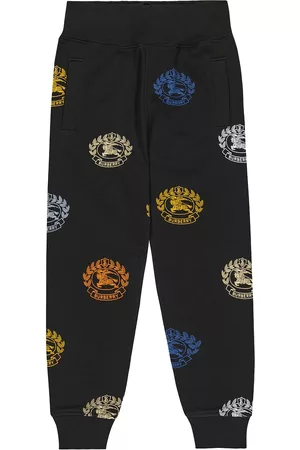 Burberry Boys Printed Trousers - Logo printed sweatpants