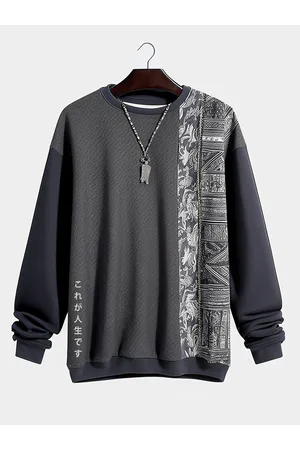 Vintage Men's Sweatshirt - Grey - L