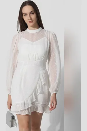 Buy White Dresses for Women by ONLY Online | Ajio.com