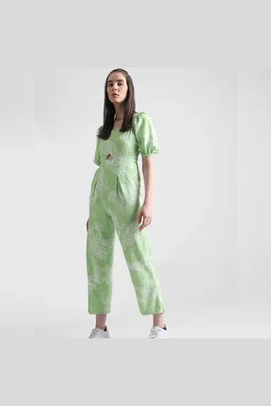 ONLY GREEN PAISLEY PRINT JUMPSUIT