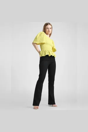 ONLY Black High Rise Flared Jeans