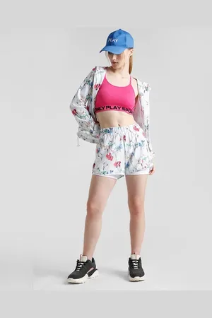 ONLY White Double Layered Training Shorts