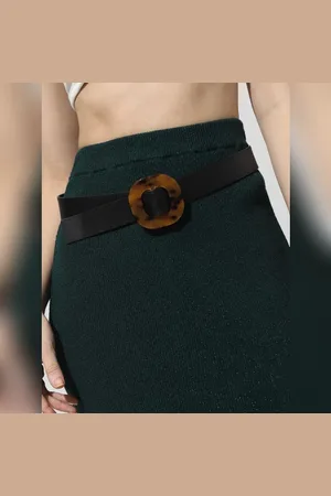 ONLY Black Dress Belt