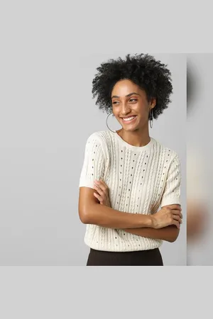 ONLY Beige Cable Knit Top