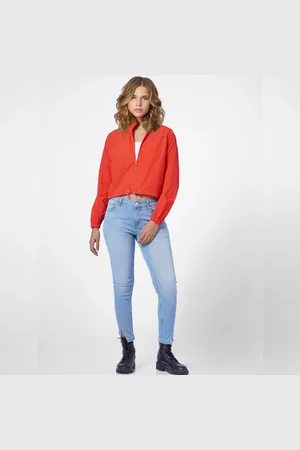 ONLY Red High Neck Jacket