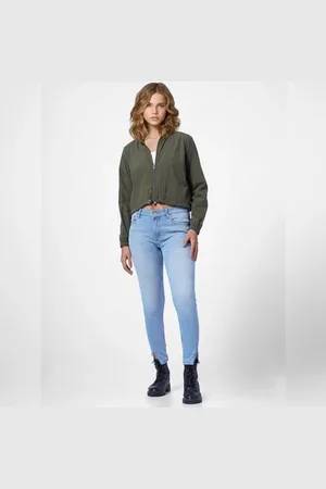 ONLY Green High Neck Jacket