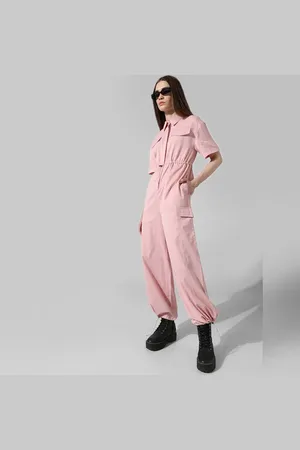 ONLY Pink Cargo Jumpsuit