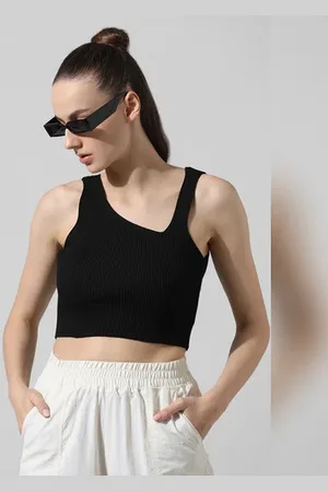 ONLY Black Rib-Knit Vest Top