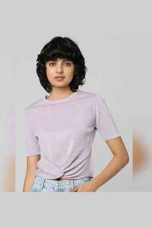 ONLY Pink Twist Knot Knit Top
