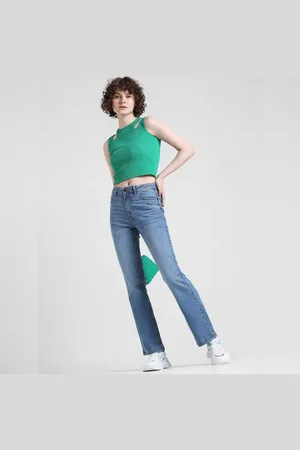ONLY Light Blue High Rise Flared Jeans