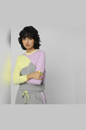 ONLY Grey Colourblocked Co-ord Sweatshirt