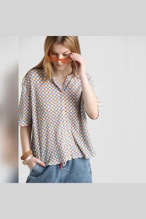 ONLY Beige Printed Jersey Shirt