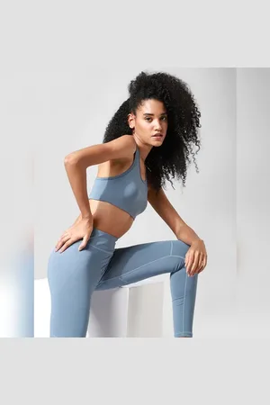 ONLY ONLY Blue Racer Back Co-ord Sports Bra