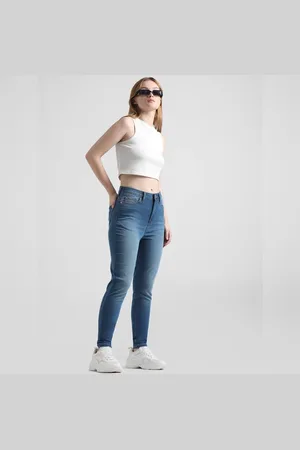ONLY Blue High Rise Skinny Jeans