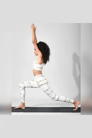ONLY ONLY Beige High Rise Tie-Dye Co-ord Training Tights