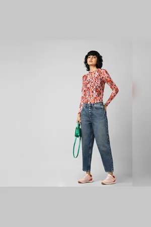 ONLY Blue High Rise Mom Jeans